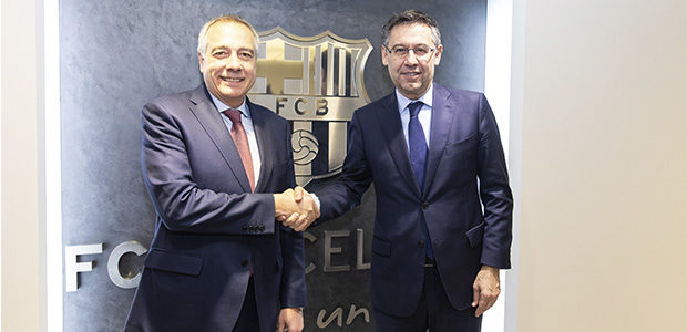 el consorcio de la zona franca firma un convenio con el fc barccelona para la promoción de la ciudad de barcelona